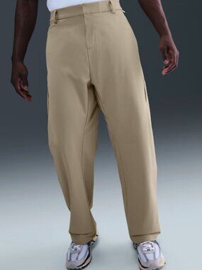Nike 24.7 PerfectStretch Men's Dri-FIT UV Loose-Fit Utility Pants 32x30 Khaki